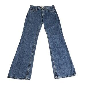 Vintage Y2K Gap Flare Jeans Womens 4 Medium Wash Denim Retro Streetwear Indie